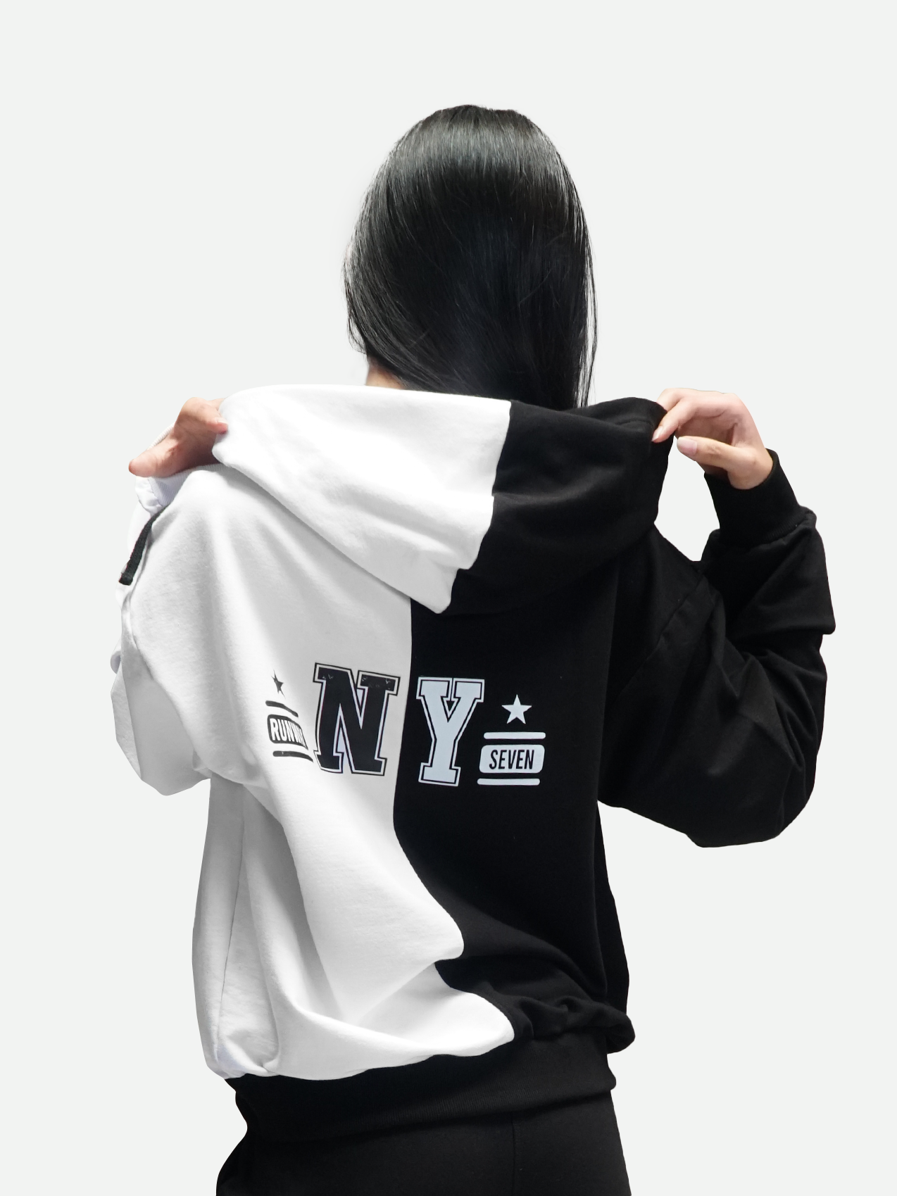 NYFW SPLIT HOODIE