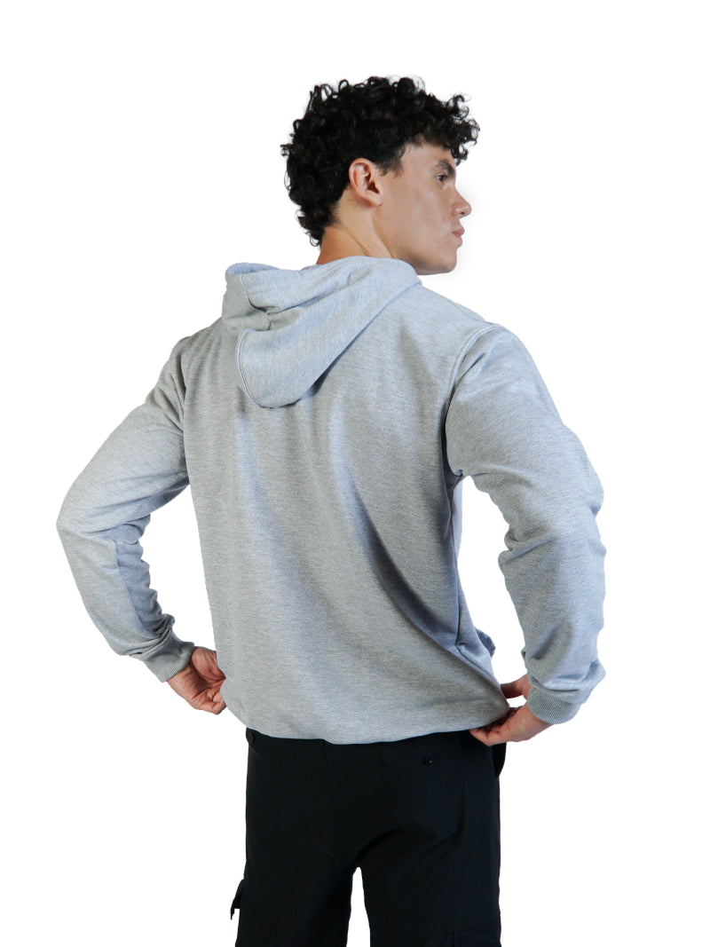 FASHION WEEK GREY PULL OVER HODDIE