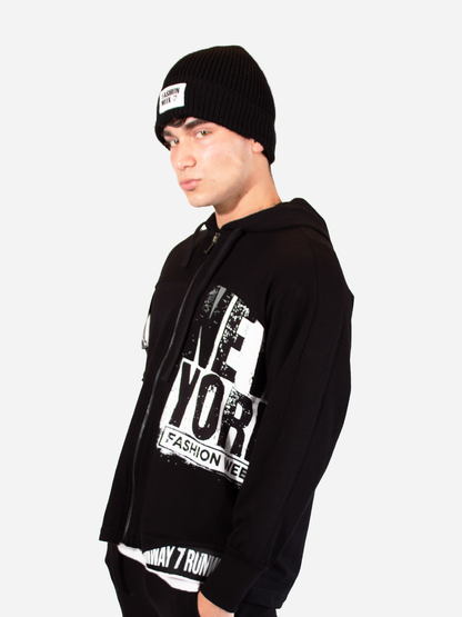 HOODED NEW EDITION ZIP UP