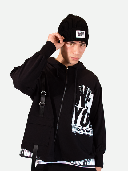 HOODED NEW EDITION ZIP UP