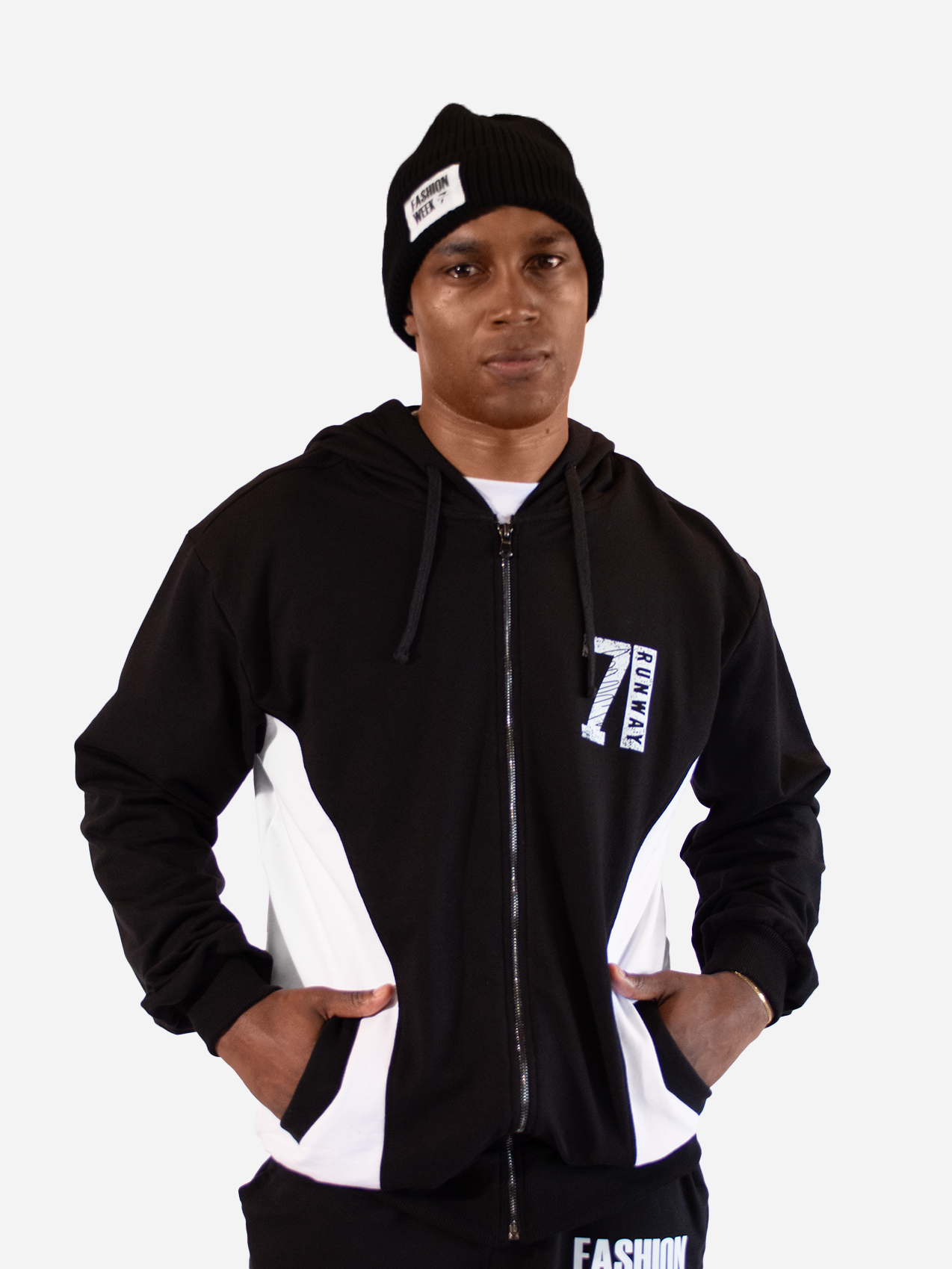 RUNWAY 7 NEW YORK ZIP HOODIE