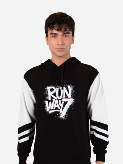 RUNWAY7 PULL OVER HOODIE