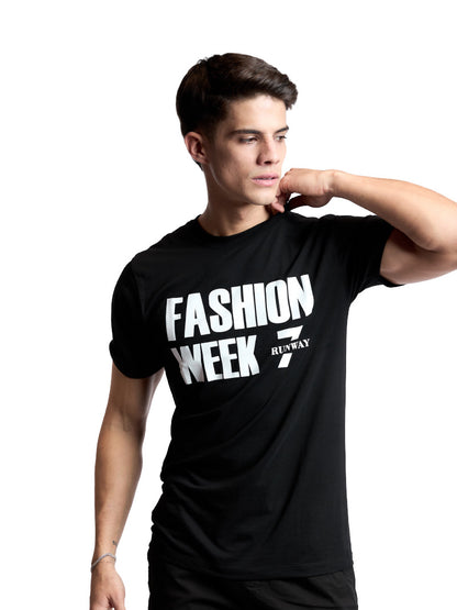 MEDIA - FASHION WEEK CLASSIC BLACK TEE