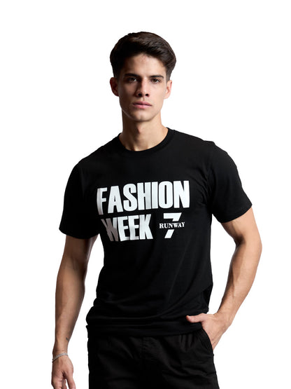 MEDIA - FASHION WEEK CLASSIC BLACK TEE