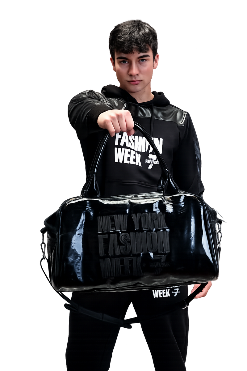 NYFW CARRY ON BAG - BLACK LOGO