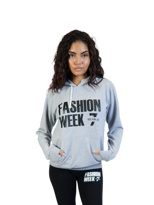 FASHION WEEK GREY PULL OVER HODDIE