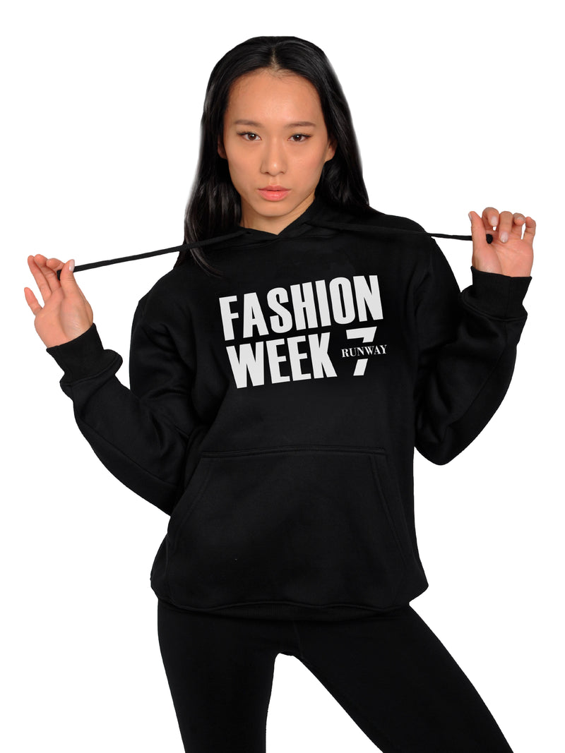 FASHION WEEK BLACK PULL OVER HODIE