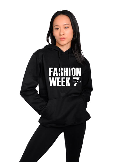 FASHION WEEK BLACK PULL OVER HODIE