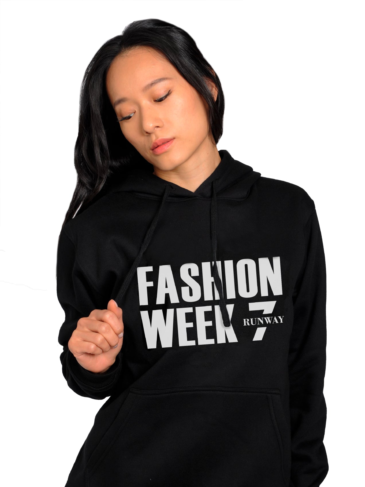 FASHION WEEK BLACK PULL OVER HODIE