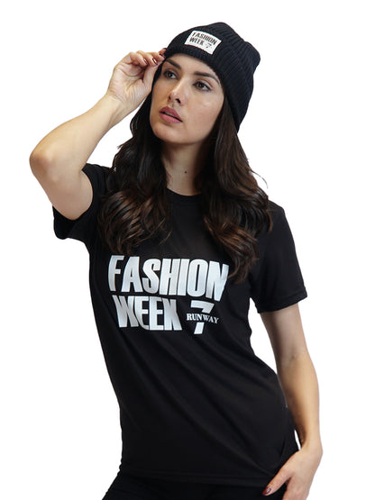 MEDIA - FASHION WEEK CLASSIC BLACK TEE