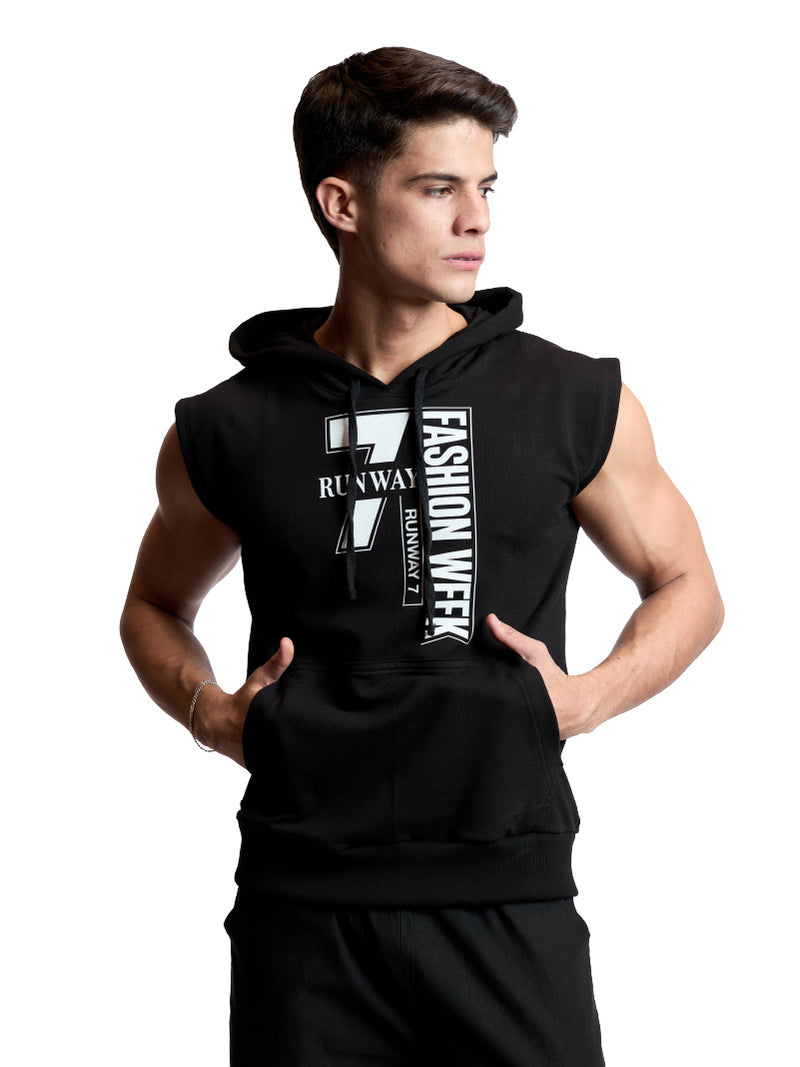 FASHION WEEK SLEEVELESS HOODIE