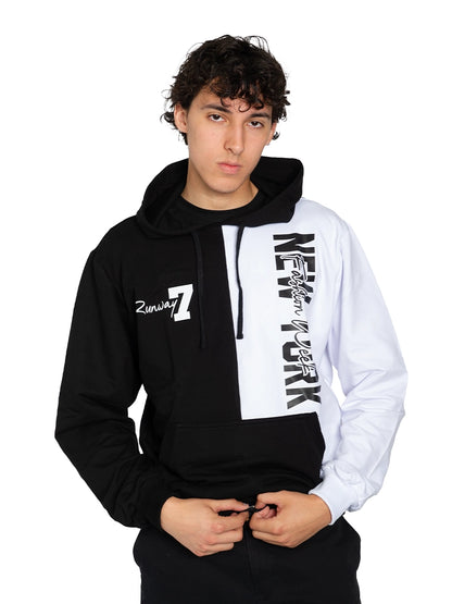 RUNWAY 7 VERTICAL LOGO HOODIE