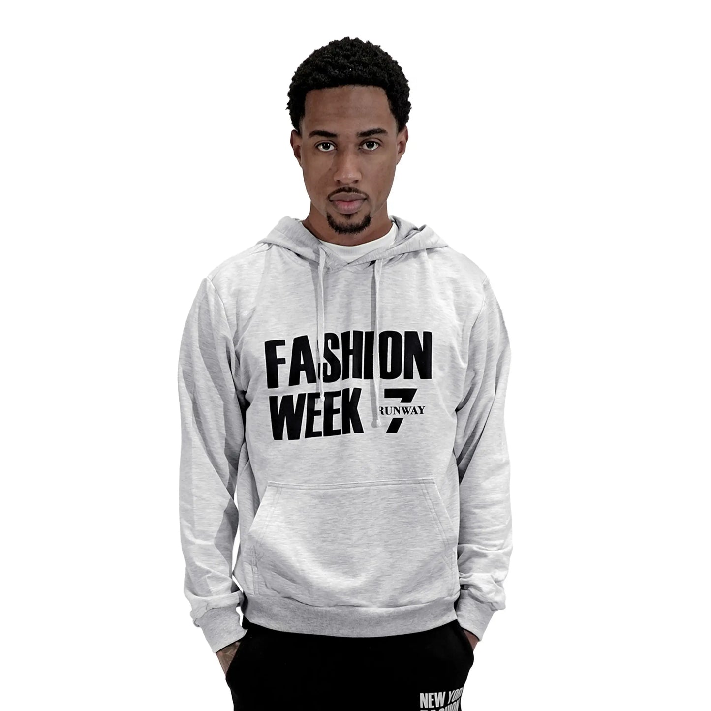 FASHION WEEK GREY PULL OVER HODDIE