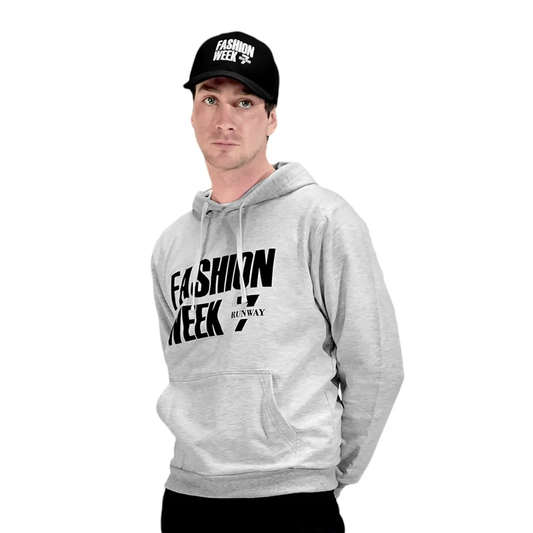 FASHION WEEK GREY PULL OVER HODDIE